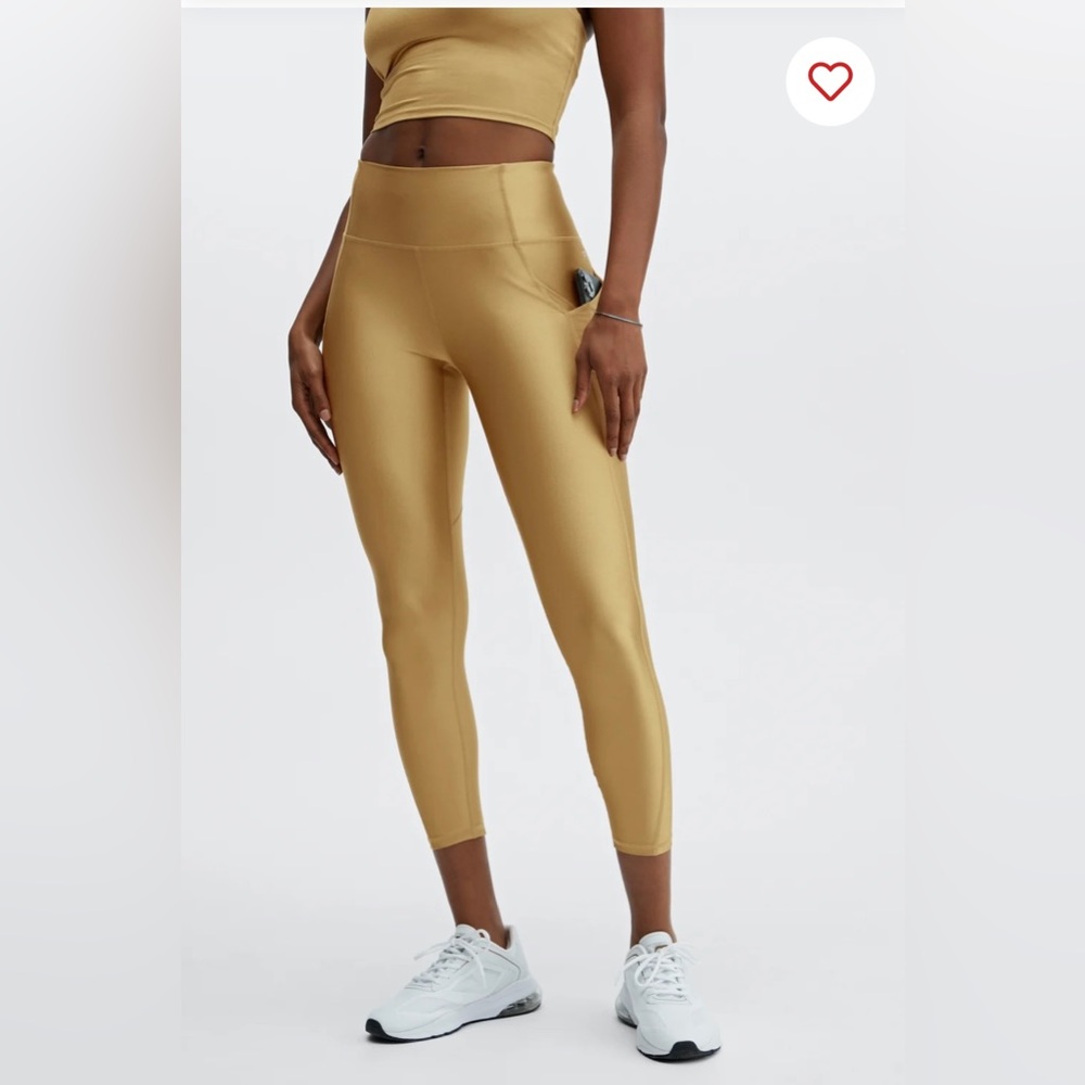 Gold Fabletics legging, size L